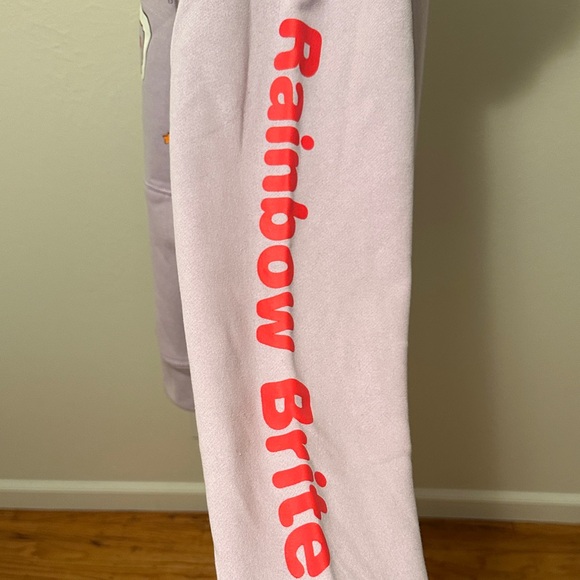 Rainbow Brite Lavender Hoodie with Colorful Graphic - Picture 5 of 11